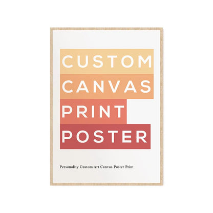 Personalized Custom Canvas Wall Art Print - 20x20 cm No Frame - Posters
