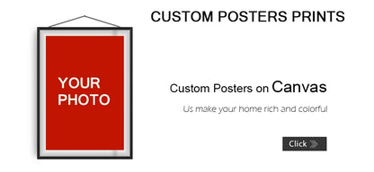 Personalized Custom Canvas Wall Art Print - Posters