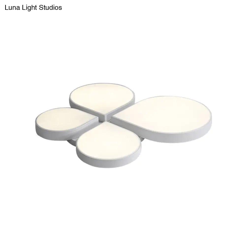 DecorBites™ DecorBites™ Petite Macaron Style LED Flush Ceiling Light for Kindergarten with Flat Petal Design