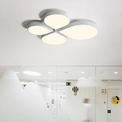 DecorBites™ DecorBites™ Petite Macaron Style LED Flush Ceiling Light for Kindergarten with Flat Petal Design