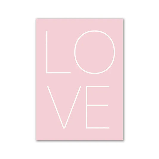 Pink Aesthetic Room Decor: Modern Wall Art - 28 / 13x18cm No Frame / CHINA - Posters
