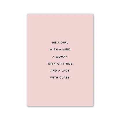 Pink Aesthetic Wall Art for Bedroom - Posters