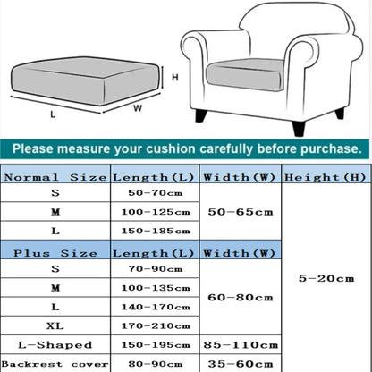 Gray elastic cushion cover for armchair with size options paired with pink and cream quilted velvet sofa cover seat protector