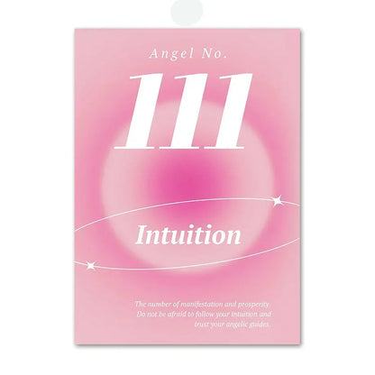 Pink Angel Number Poster - Gallery Wall Art - 01 / 30x40cm No Framed - Posters