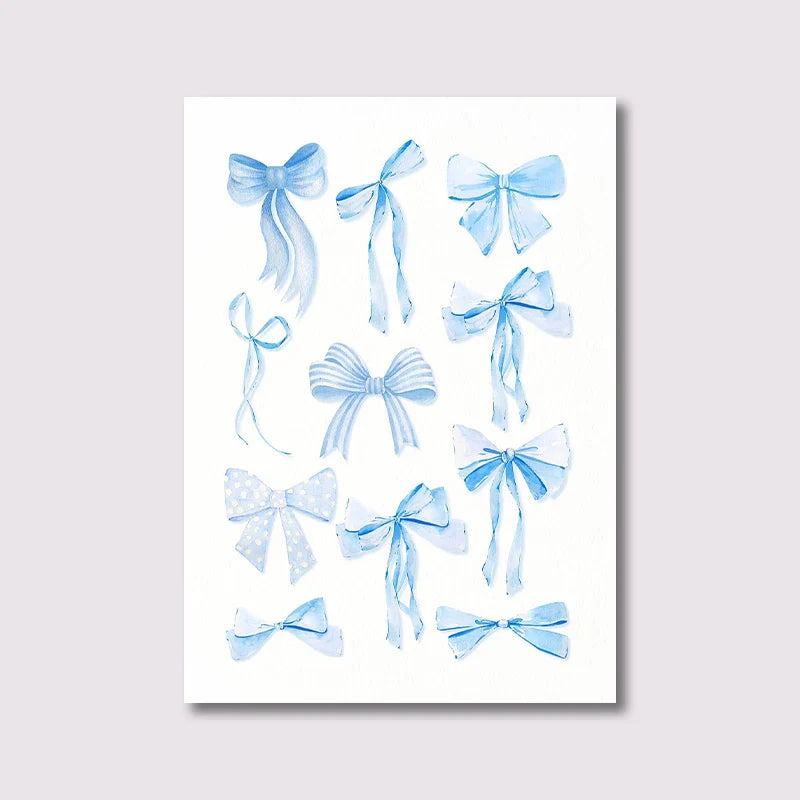 Pink Bows Wall Art Set - 3 Pieces - CJ50171-1 / 50x70cm no frame