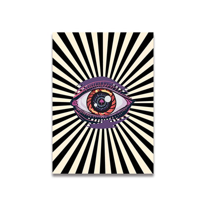 Pink Cartoon Print Canvas Wall Art - Posters