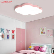 Pink cloud led kids ceiling light fixture by decorbites designed as a playful bedroom ceiling light decorbites cloud led