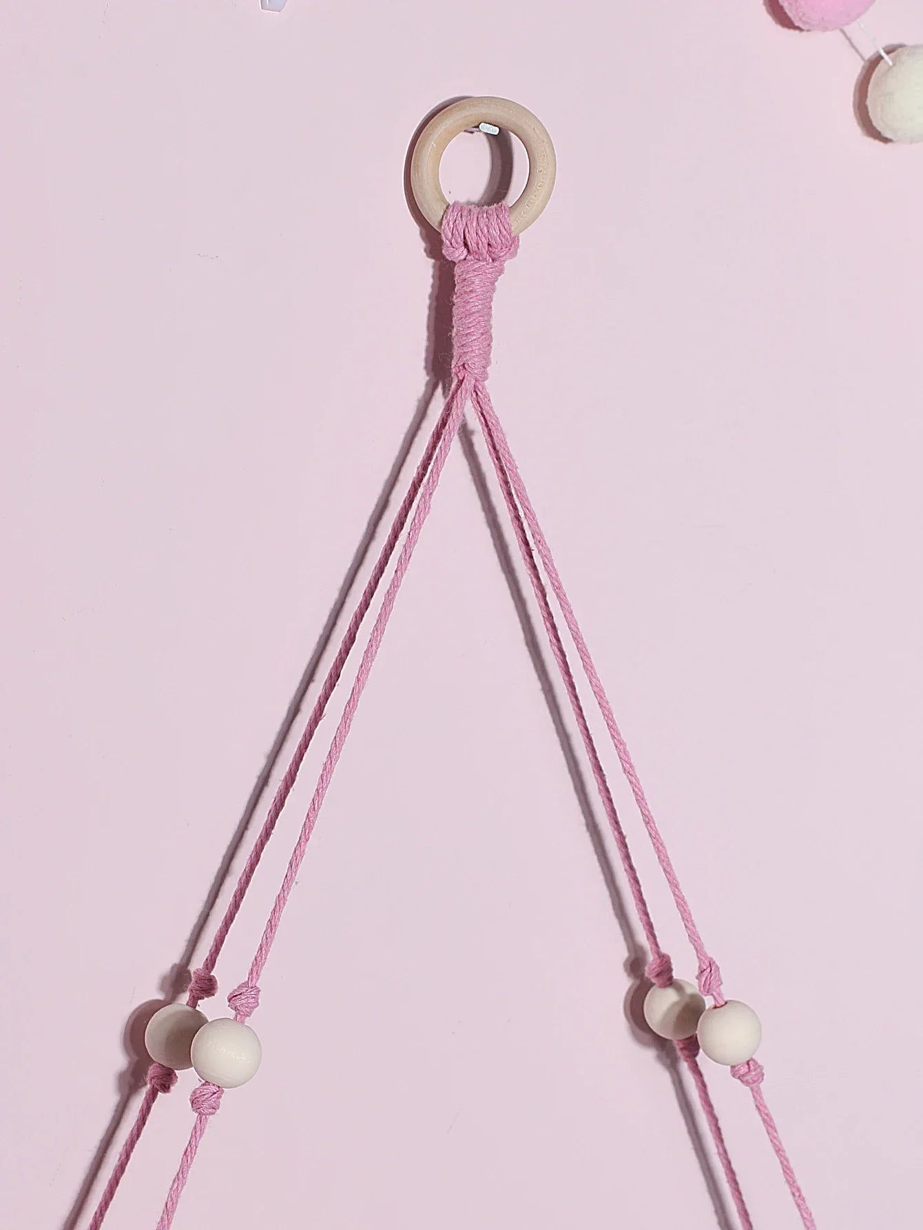 Pink/Green Wooden Wall Shelf for Kids Room