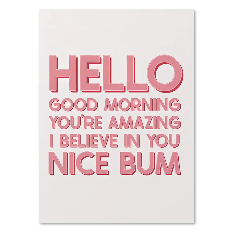 Pink Makeup Funny Quote Art Poster - 7 / 20x30cm No Framed - Posters