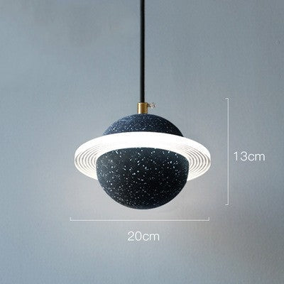 Red Marble Pendant Lamp