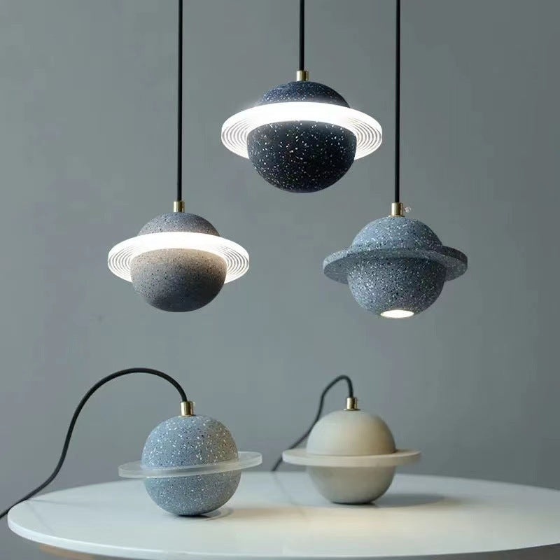 Red Marble Pendant Lamp