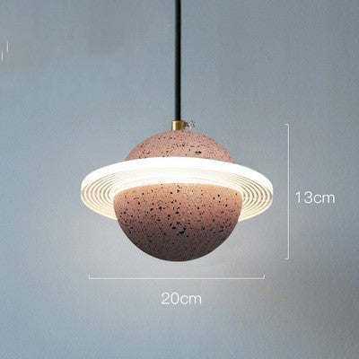 Red Marble Pendant Lamp