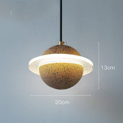 Red Marble Pendant Lamp