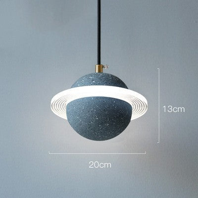 Red Marble Pendant Lamp