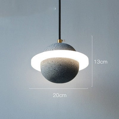 Red Marble Pendant Lamp