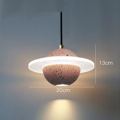 Red Marble Pendant Lamp