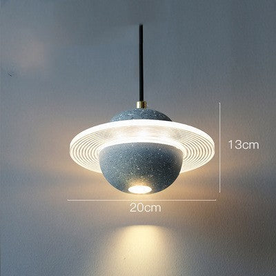 Red Marble Pendant Lamp