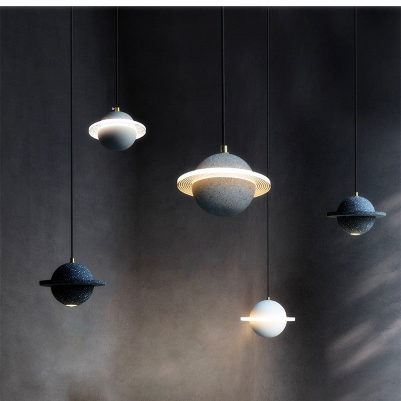 Red Marble Pendant Lamp