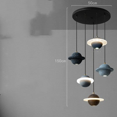 Red Marble Pendant Lamp
