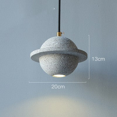 Red Marble Pendant Lamp
