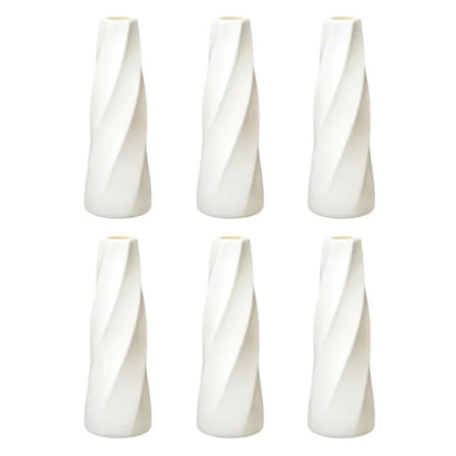 Plastic Retro Flower Vases 6-20 Pack - 6 pack / CHINA - Vase