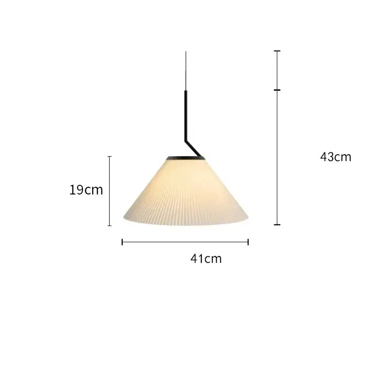 A modern pendant light with a cream pleated fabric shade and black metal frame perfect as a pleated chandelier decorbites cream led