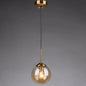 Post-Modern Minimalist Hanging Lamp with Globe Glass Shade Pendant Light