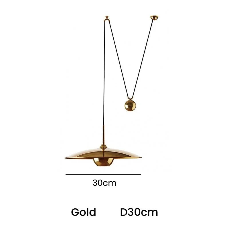 Postmodern Adjustable Metal Pendant Light - Decorbites