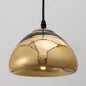 Postmodern Blown Glass Pendant Light - Recessed Shade, 1 Head - Ideal for Restaurants and Ceilings