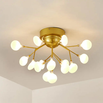 DecorBites™ DecorBites™ Postmodern LED Firefly Shade Ceiling Chandelier for Living Room