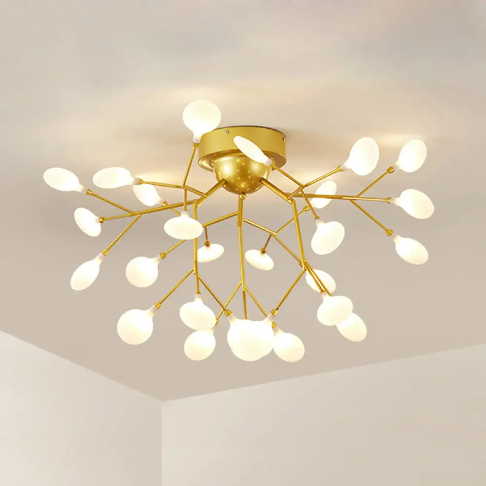DecorBites™ DecorBites™ Postmodern LED Firefly Shade Ceiling Chandelier for Living Room