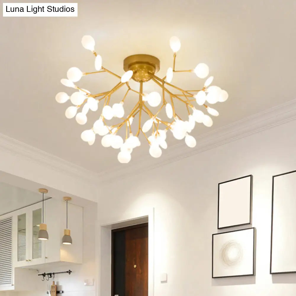 DecorBites™ DecorBites™ Postmodern LED Firefly Shade Ceiling Chandelier for Living Room