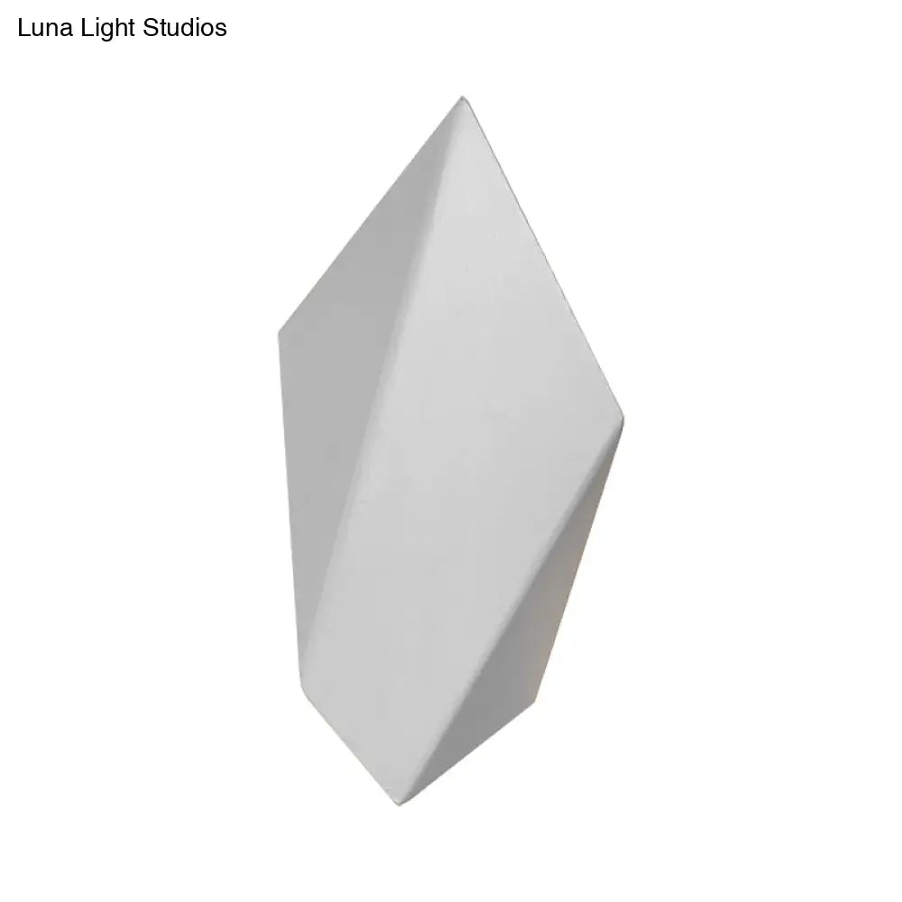 DecorBites™ DecorBites™ Postmodern Metal Geometric Wall Light - 1 Light - Black/Grey/White Sconce Fixture