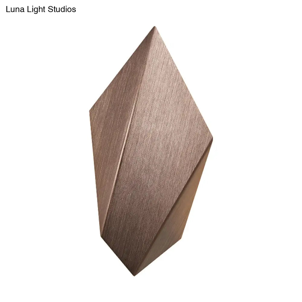 DecorBites™ DecorBites™ Postmodern Metal Geometric Wall Light - 1 Light - Black/Grey/White Sconce Fixture