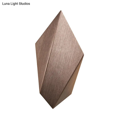 DecorBites™ DecorBites™ Postmodern Metal Geometric Wall Light - 1 Light - Black/Grey/White Sconce Fixture
