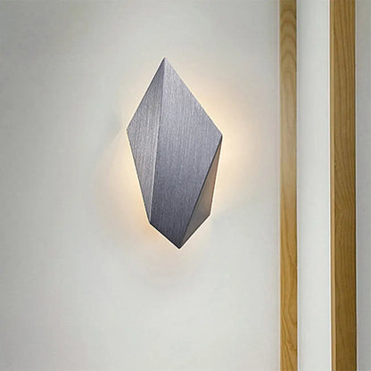 DecorBites™ DecorBites™ Postmodern Metal Geometric Wall Light - 1 Light - Black/Grey/White Sconce Fixture