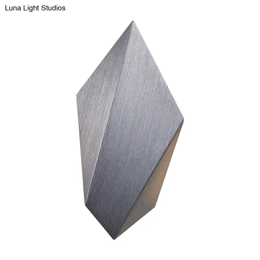 DecorBites™ DecorBites™ Postmodern Metal Geometric Wall Light - 1 Light - Black/Grey/White Sconce Fixture