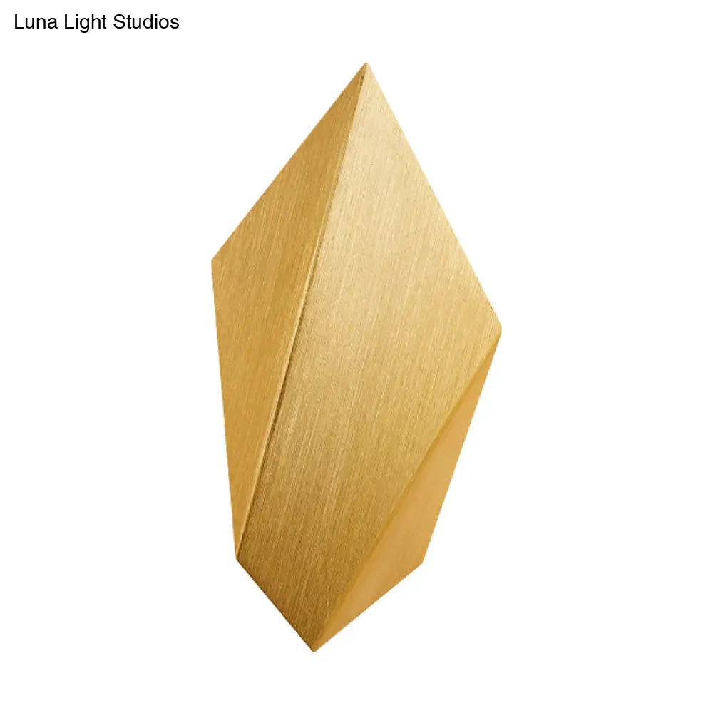 DecorBites™ DecorBites™ Postmodern Metal Geometric Wall Light - 1 Light - Black/Grey/White Sconce Fixture