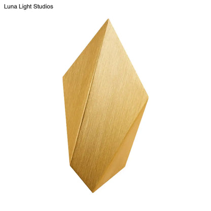 DecorBites™ DecorBites™ Postmodern Metal Geometric Wall Light - 1 Light - Black/Grey/White Sconce Fixture