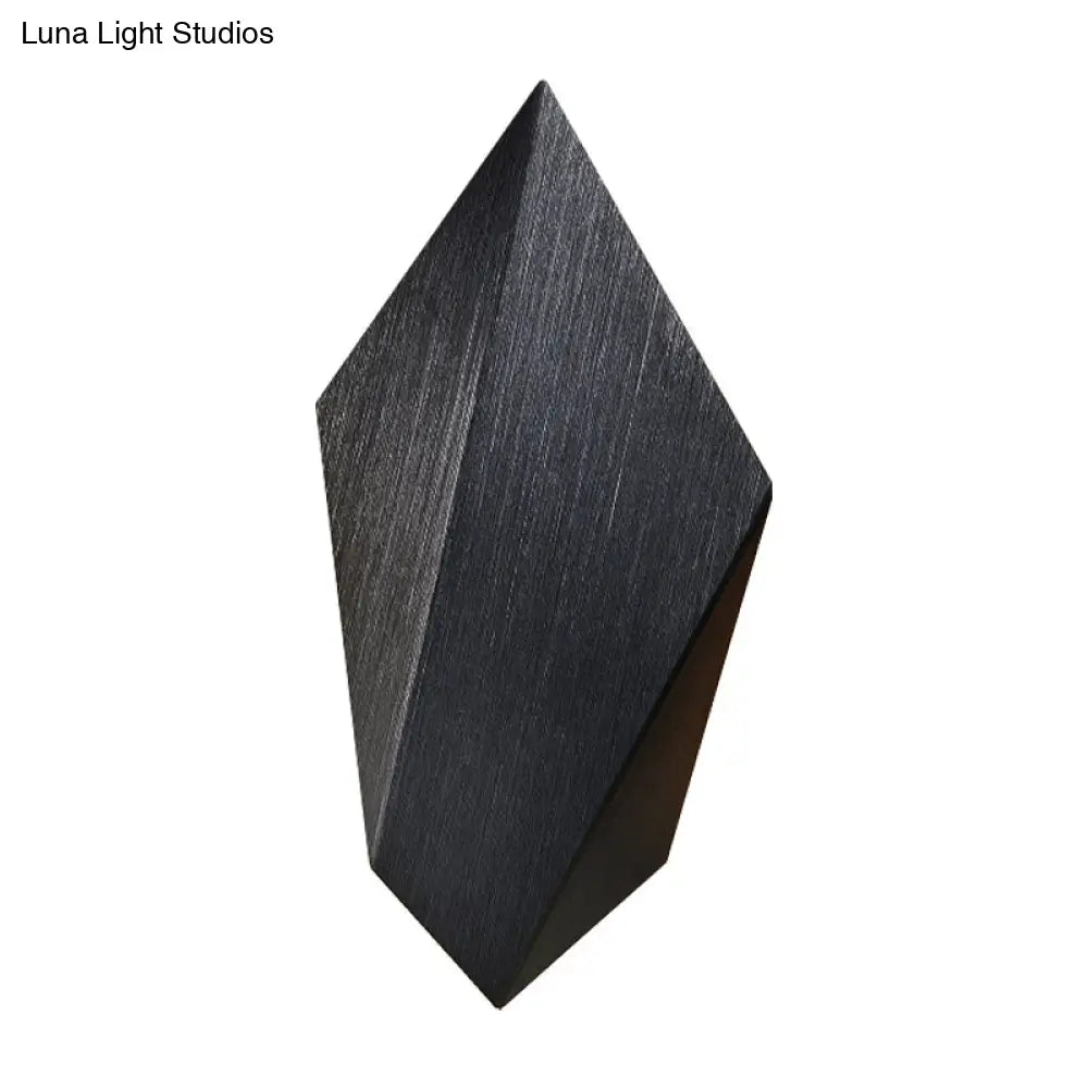 DecorBites™ DecorBites™ Postmodern Metal Geometric Wall Light - 1 Light - Black/Grey/White Sconce Fixture