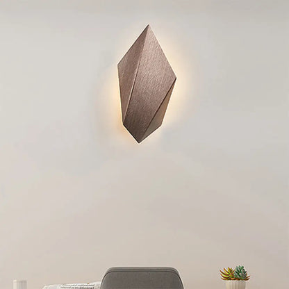 DecorBites™ DecorBites™ Postmodern Metal Geometric Wall Light - 1 Light - Black/Grey/White Sconce Fixture