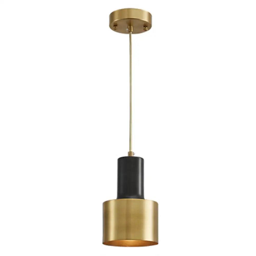 Postmodern Metal Grenade-shaped Suspension Lamp with 1 Bulb for Living Room