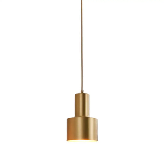 Postmodern Metal Grenade-shaped Suspension Lamp with 1 Bulb for Living Room