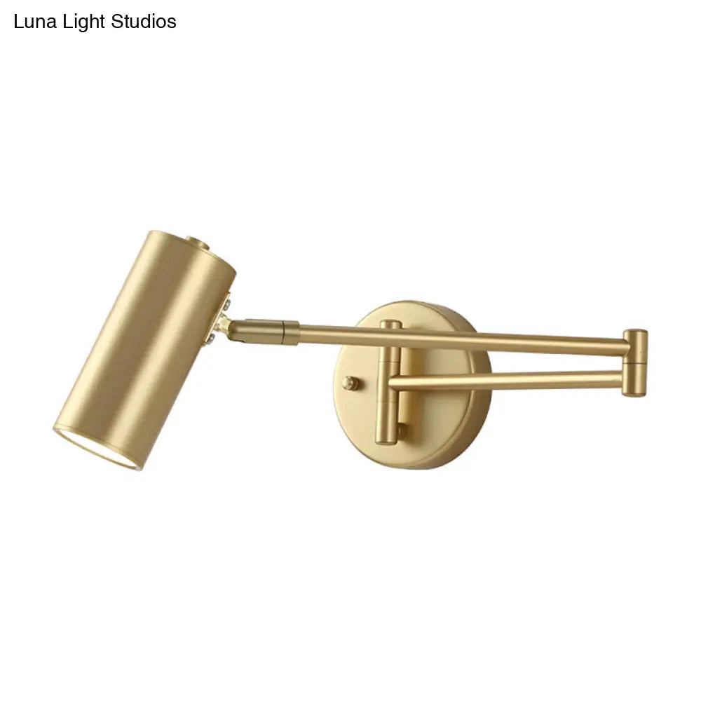 DecorBites™ DecorBites™ Postmodern Tubular Wall Lamp with Extendable Arm - Stylish Bedside Reading Light