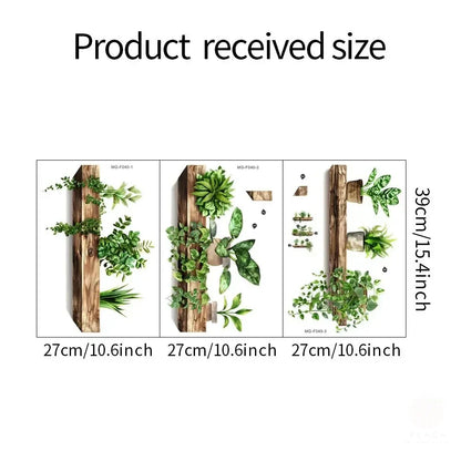 Potted Plant Wall Decals - DIY Home Decoration - Posters