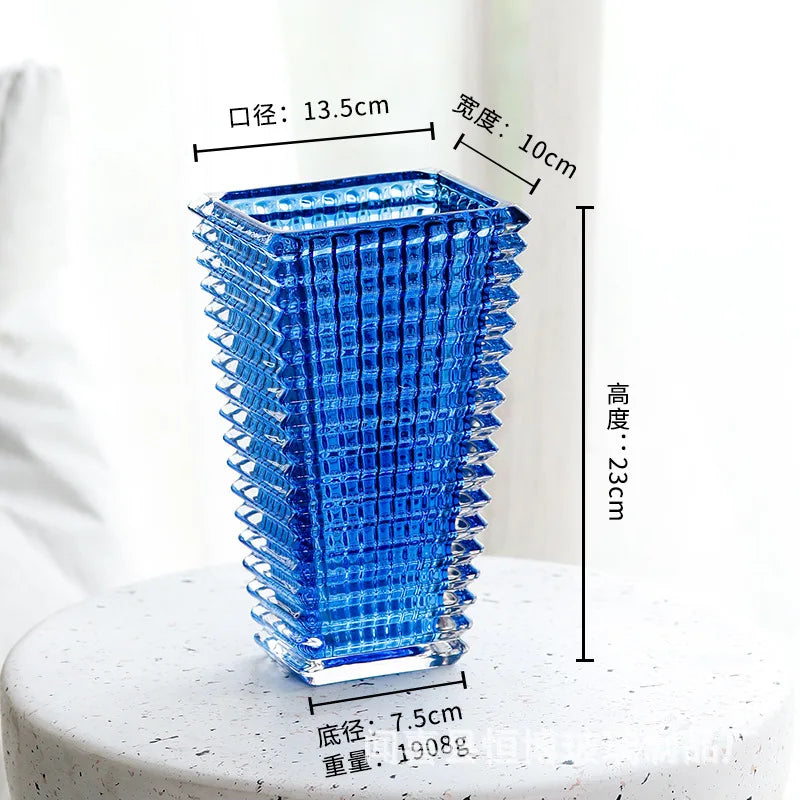 Premium Crystal Glass Vase for Home Décor - Water orchid - Vase