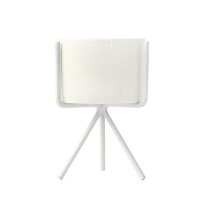 Ida - Ceramic Flower Planters with Modern Stand