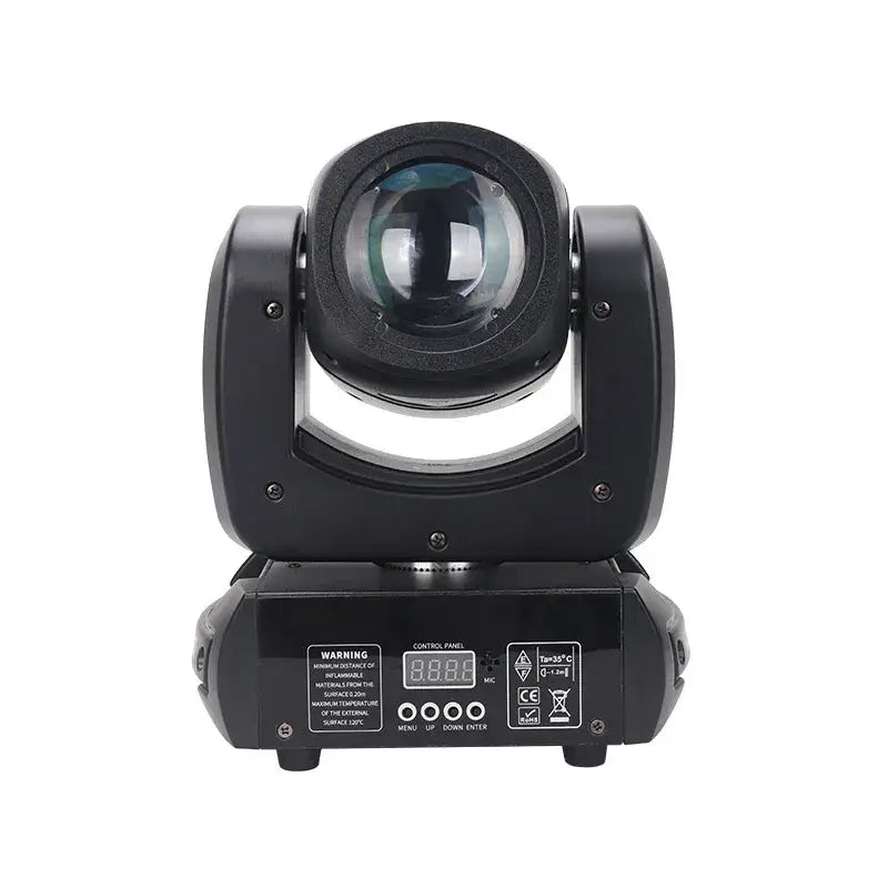 Professional black 120w led beam spot moving head stage light with circular lens and digital control panel decorbites 120w led