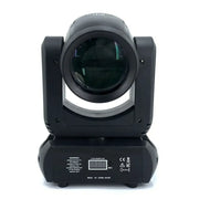 Black professional 150w mini led moving head spotlight with circular lens and control panel for stage use