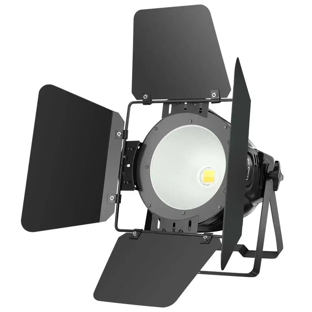 Professional black decorbites big dipper led spotlight with adjustable barn doors and circular diffuser for stage lighting